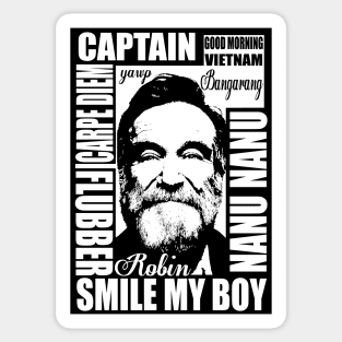 Robin williams tribute Sticker